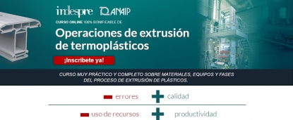 Anaip pone en marcha un nuevo curso de extrusión on-line y totalmente bonificable