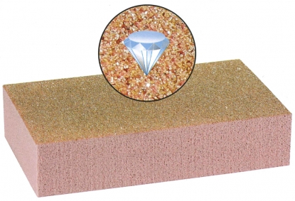 Bloque de pulido de diamante elástico