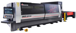 Máquina de corte por laser de fibra de 6 kW con extracción de piezas