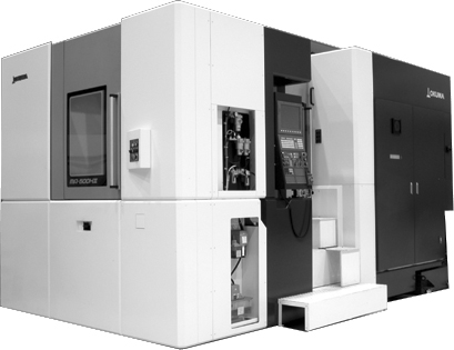 Centro de mecanizado horizontal con un tamaño máximo de trabajo de Ø 800 x 1.000 mm