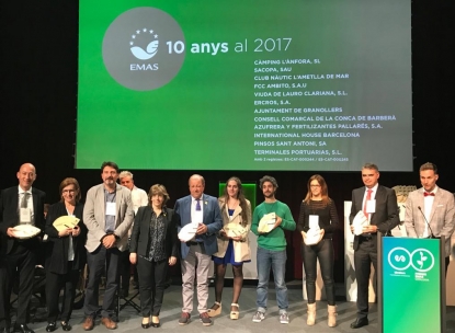 Tepsa recibe el Premio EMAS Catalunya por su trayectoria de más de 10 años en el sistema de gestión ambiental