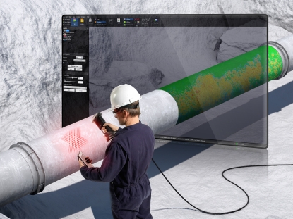 Solución que proporciona la evaluación de la corrosión de superficie para todos los tramos de tubería