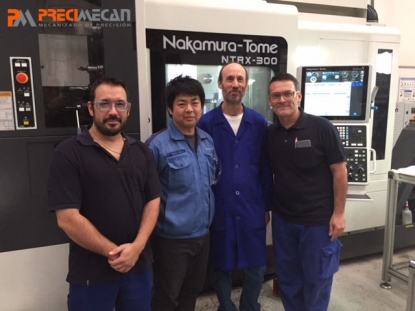 Daunert imparte una masterclass del torno multitarea NAKAMURA-TOME NTRX300 en Precimecan