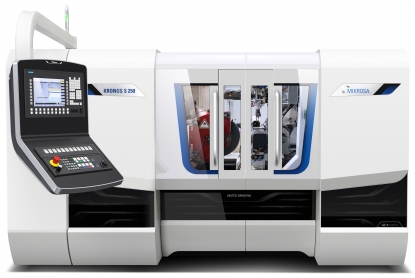 Rectificadora sin centros con inmersión angular