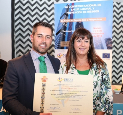 Fraternidad-Muprespa recibe un premio en el Congreso Nacional de Salud Laboral y Seguridad en el Trabajo