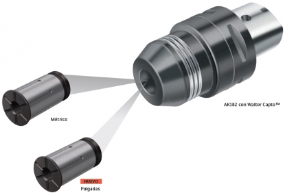 Casquillos reductores con dimensiones en pulgadas