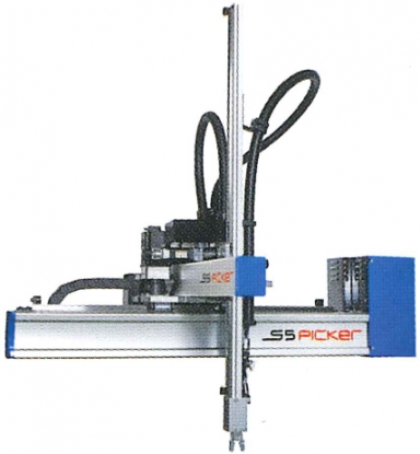 Robot sacacoladas lineal de 3 ejes numéricos sobre viga