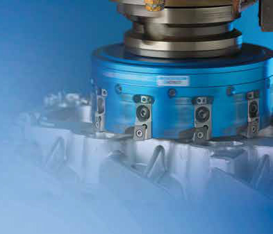 Fresas de alta velocidad con cuchillas PCD indexables