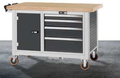 Bancos de trabajo de gran modularidad y alta flexibilidad