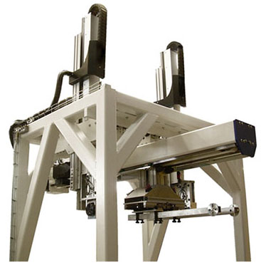 Robots laterales para la descarga a alta velocidad de piezas de embalaje