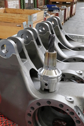 GDELS-Mowag apuesta por la combinación de las soluciones Power Shrink Chuck y Cool Flash de Haimer