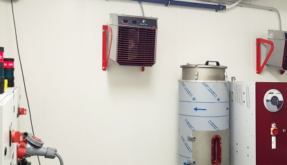 Wittmann cuenta con una cámara climática donde pone a prueba sus secadores