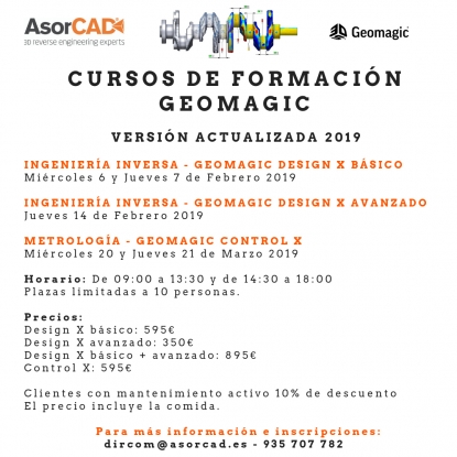 AsorCAD continúa con su plan formativo para profesionales durante febrero y marzo