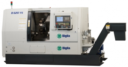 Torno alimentado con barra