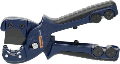 Cizallas para tubos de plástico con cortador de tubo ondulado integrado