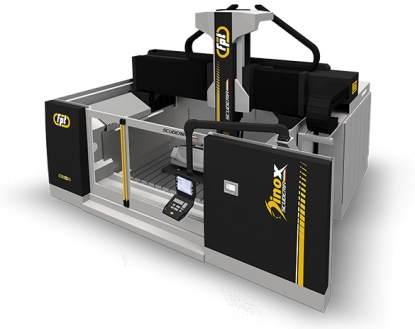 Fresadora vertical tipo gantry para mecanizado de alta velocidad