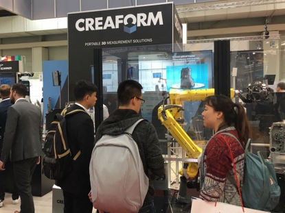 Creaform presenta un control de calidad automatizado para la línea de producción en Hannover Messe