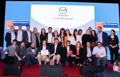 Mazda Automóviles España, premiada como mejor empresa de automoción para trabajar