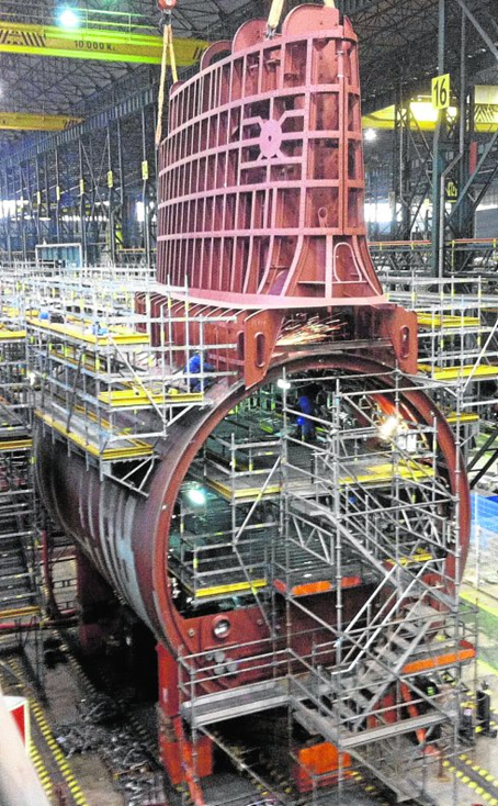 El CTA de Ensa colabora con Navantia para mejorar los desarrollos relativos al diseño y fabricación de un componente para un nuevo submarino