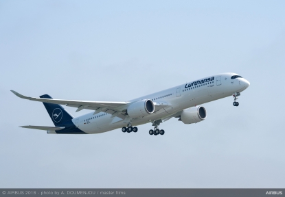 Lufthansa encarga otros 20 aviones de cabina ancha A350-900