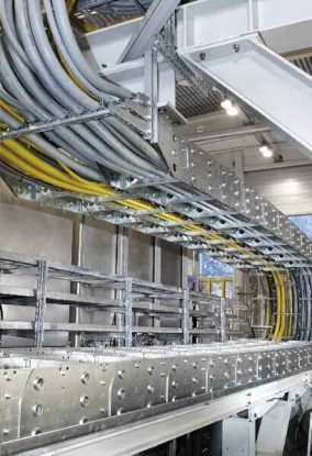 Portacables en acero