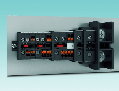 Bornes para carril de barrera para el montaje directo