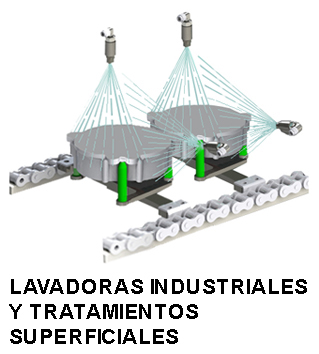 Lavadoras industriales y tratamientos superficiales