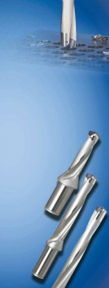 Broca superior indexable de taladrado sólido