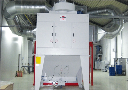 Separadores en seco para una operación altamente eficaz y energéticamente eficiente en espacios pequeños