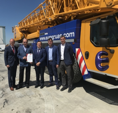 Eurogrúas Occidental afianza la seguridad y salud en el trabajo con la certificación de Bureau Veritas