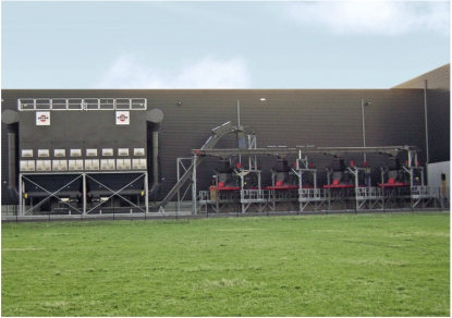 Separador en seco para separación de grandes volúmenes de partículas de polvo fino