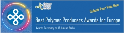 Ya se puede votar para reconocer a los mejores proveedores de polímeros de Europa