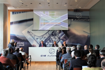CIE Automotive anuncia que alcanzará en 2019 los objetivos comprometidos para 2020