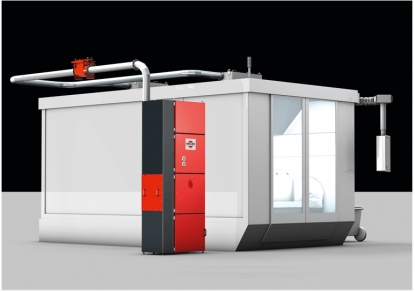 Separador en seco para extraer y separar polvo explosivo de forma segura