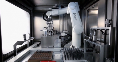 Robots para carga y descarga de máquinas-herramienta