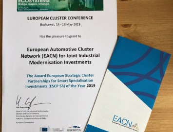 La iniciativa EACN obtiene un reconocimiento europeo por impulsar la modernización industrial