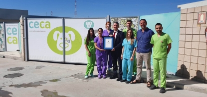 Sadeco, primer centro público de protección animal certificado por Aenor en Gestión Sanitaria y de Bienestar Animal