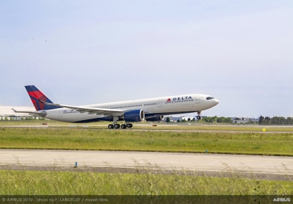 Airbus entrega el primer A330neo de alta eficiencia a Delta Air Lines