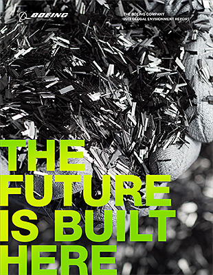 Boeing fomenta los biocombustibles, el reciclaje y la conservación