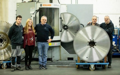 Un fabricante italiano de hojas de sierra confía en Vollmer