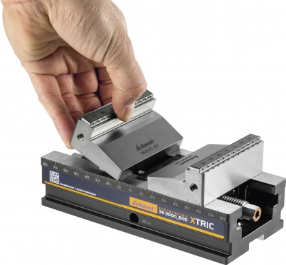 Garant Xtric, mordaza autocentrante que facilita una máxima precisión gracias a la guía de cola de milano