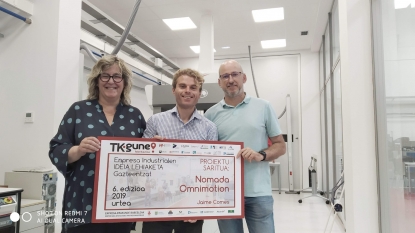 El proyecto Nomada Omnimotion gana el VI Concurso TKgune de ideas industriales