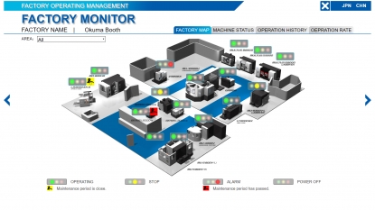 Software Connect Plan de Okuma que facilita la conectividad de máquinas