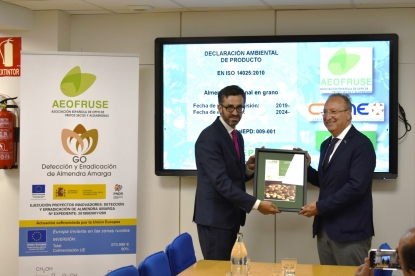 La almendra española obtiene la declaración ambiental de producto de Aenor