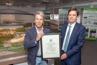 Valdebebas, primera organización española en obtener la certificación de Aenor con los nuevos requisitos europeos de excelencia medioambiental