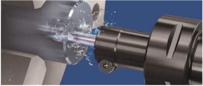Herramientas de taladrado y perfilado y geometría mejorada para ranurado frontal
