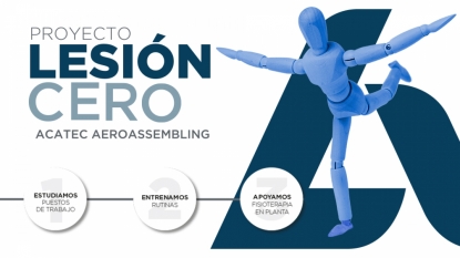 Se inicia el proyecto Lesión CERO en Acatec Aeroassembling