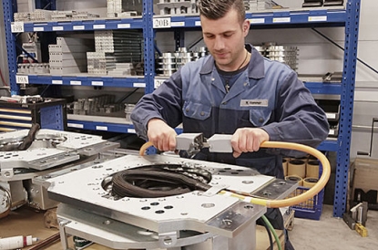 Solución de conexión pre-ensamblada para AGV personalizados