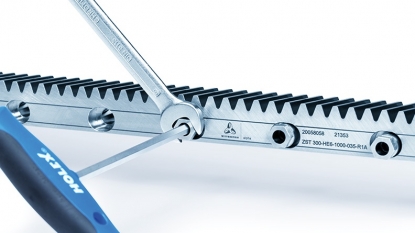 Cremallera helicoidal que revolucionará los montajes