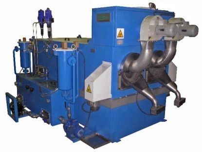 Túneles con 'tambor rotativo' para lavar, desengrasar, decapar, fosfatar, pasivar, enjuagar, secar…